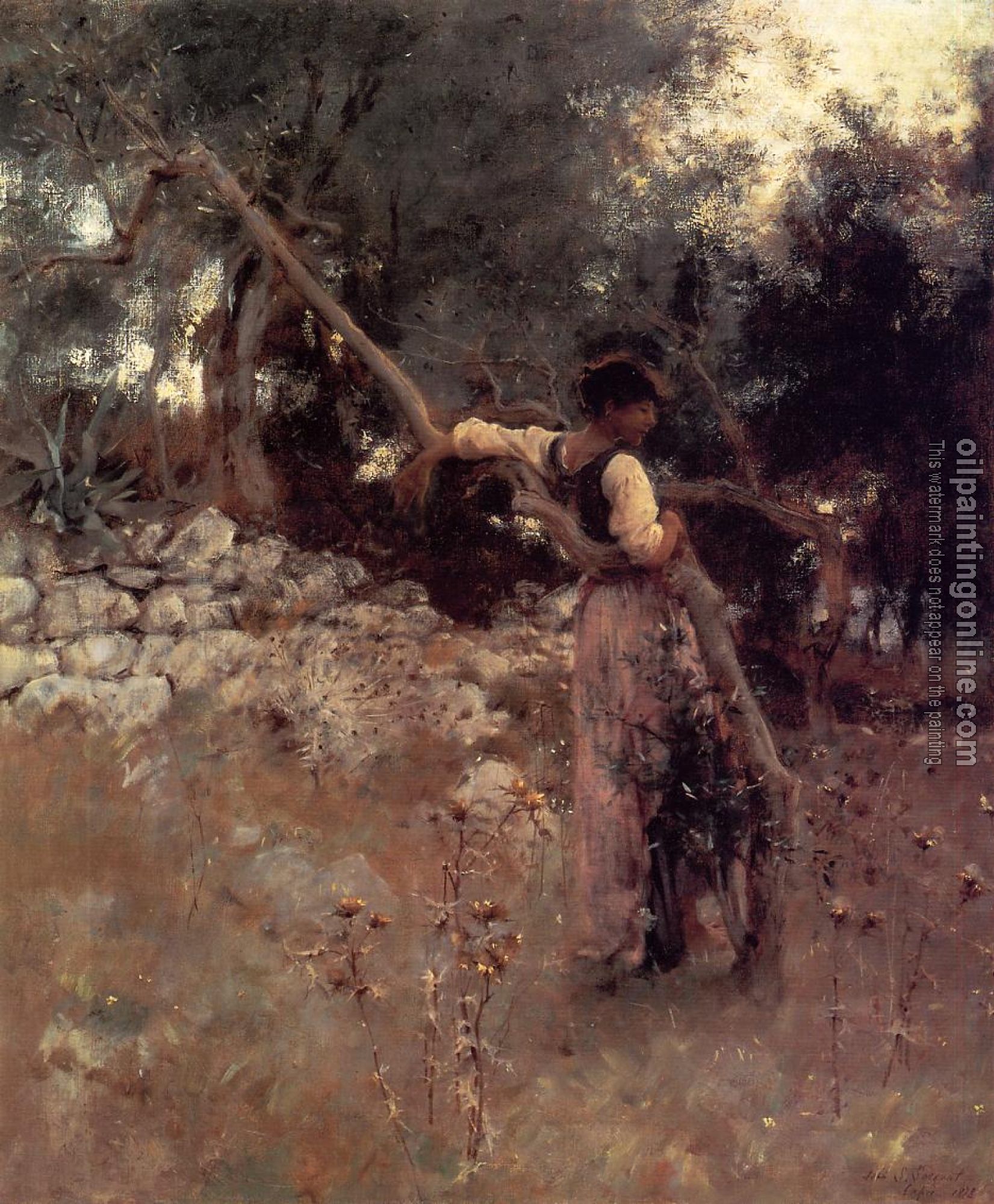 Sargent, John Singer - Capri Girl